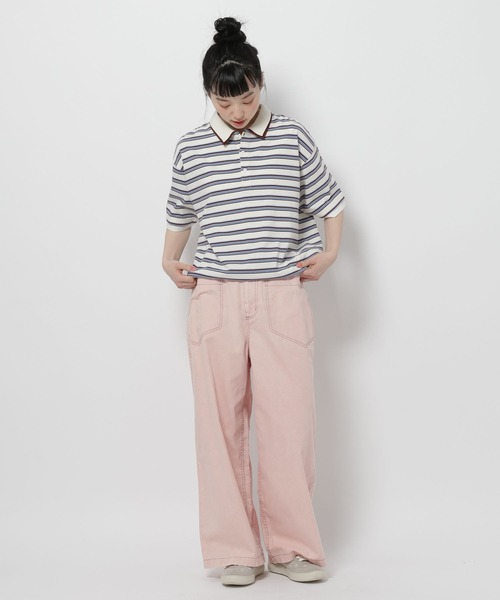 niko and...(ニコアンド)の「BIGポケットセミワイドパンツ(その他パンツ・レディース・ライトブルー/ピンク/チャコール・MEDIUM/LARGE)」の7枚目の写真
