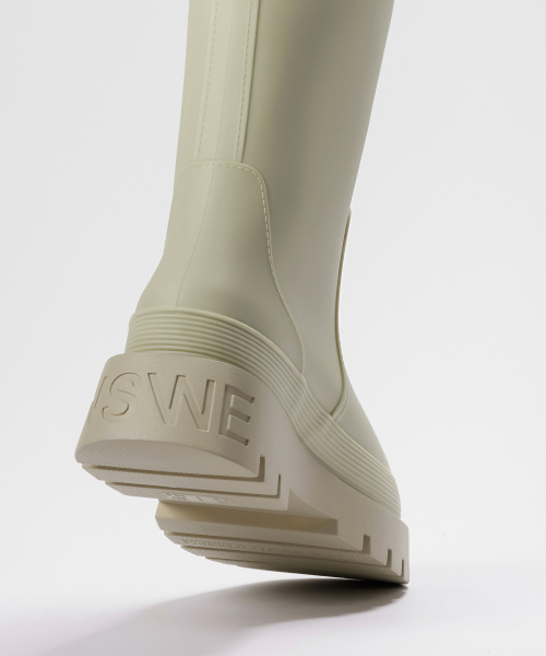 NSWE(ヌシェ)の「VLOCKER ロングレインブーツ7cm-NSW101 (4カラー)(レインシューズ・レディース・ブラウン/クリーム/カーキ/ブラック・6/6.5/7.5/8.5)」の9枚目の写真