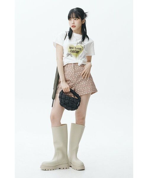NSWE(ヌシェ)の「VLOCKER ロングレインブーツ7cm-NSW101 (4カラー)(レインシューズ・レディース・ブラウン/クリーム/カーキ/ブラック・6/6.5/7.5/8.5)」の17枚目の写真