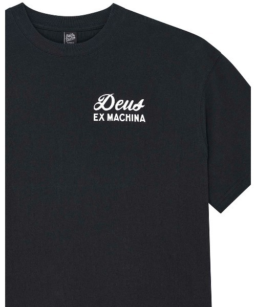 DEUS EX MACHINA（デウスエクスマキナ）の「HARAJUKU SIGN TEE（Tシャツ/カットソー・メンズ・ブルー/ブラック・XS/S/M/L）」の8枚目の写真
