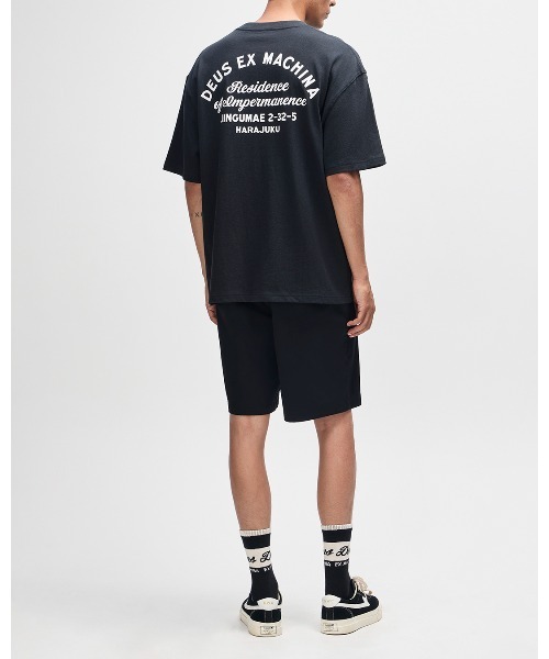 DEUS EX MACHINA（デウスエクスマキナ）の「HARAJUKU SIGN TEE（Tシャツ/カットソー・メンズ・ブルー/ブラック・XS/S/M/L）」の6枚目の写真