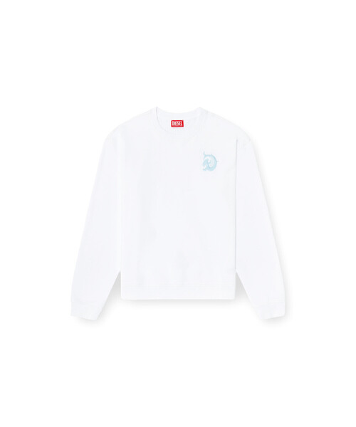 DIESEL ホワイト スウェット DIESEL（ディーゼル） 【並行輸入品】ディーゼル トレーナー メンズ
