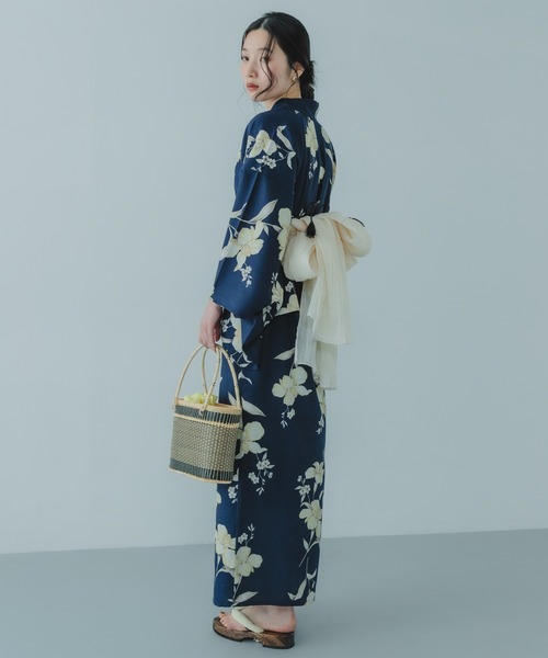 SENSE OF PLACE by URBAN RESEARCH(センスオブプレイスバイアーバンリサーチ)の「ラウンドバンブーカゴバッグ(かごバッグ・レディース・レッド/グリーン/ネイビー・ONE)」の4枚目の写真