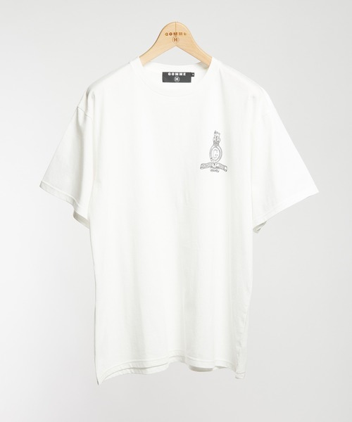 GOMME HOMME(ゴムオム)の「エンブレムプリントT(Tシャツ/カットソー・メンズ・ホワイト/ブラック・MEDIUM)」の3枚目の写真