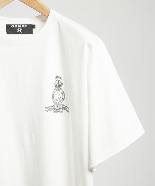 GOMME HOMME(ゴムオム)の「エンブレムプリントT(Tシャツ/カットソー・メンズ・ホワイト/ブラック・MEDIUM)」の5枚目の写真