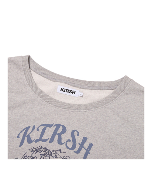KIRSH（キルシー）の「ヴィンテージグラフィックオフショルダースウェットシャツ [メランジグレー]（スウェット・レディース・その他・1）」の4枚目の写真