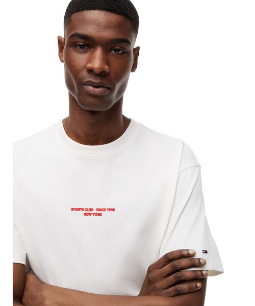 tommy jeans(トミー ジーンズ)の「セイルボートリラックスショートスリーブTシャツ(Tシャツ/カットソー・メンズ・ブラック/マルチ/ホワイト・X-SMALL/LARGE/MEDIUM/X-LARGE/SMALL)」の12枚目の写真