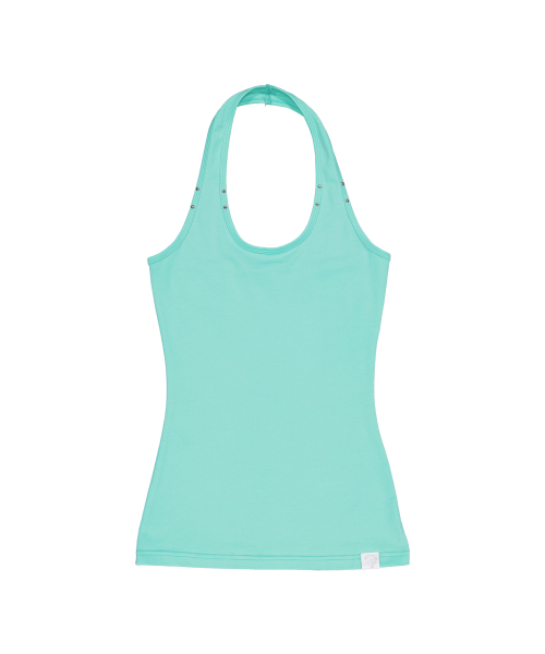 SETUP-EXE(セットアップイーエックスイー)の「BASIC HALTERNECK TOP / MINT(Tシャツ/カットソー・レディース・その他・OS)」の3枚目の写真
