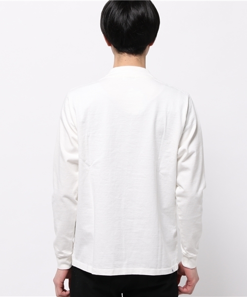 HYSTERIC GLAMOUR（ヒステリックグラマー）の「PARADICE pt ポケ付モックネックT-SH（Tシャツ/カットソー・メンズ・ホワイト/ブラック/オレンジ・SMALL/LARGE/MEDIUM）」の5枚目の写真