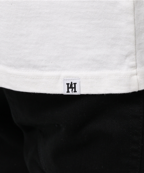 HYSTERIC GLAMOUR（ヒステリックグラマー）の「PARADICE pt ポケ付モックネックT-SH（Tシャツ/カットソー・メンズ・ホワイト/ブラック/オレンジ・SMALL/LARGE/MEDIUM）」の10枚目の写真