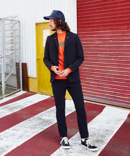 HYSTERIC GLAMOUR（ヒステリックグラマー）の「PARADICE pt ポケ付モックネックT-SH（Tシャツ/カットソー・メンズ・ホワイト/ブラック/オレンジ・SMALL/LARGE/MEDIUM）」の14枚目の写真