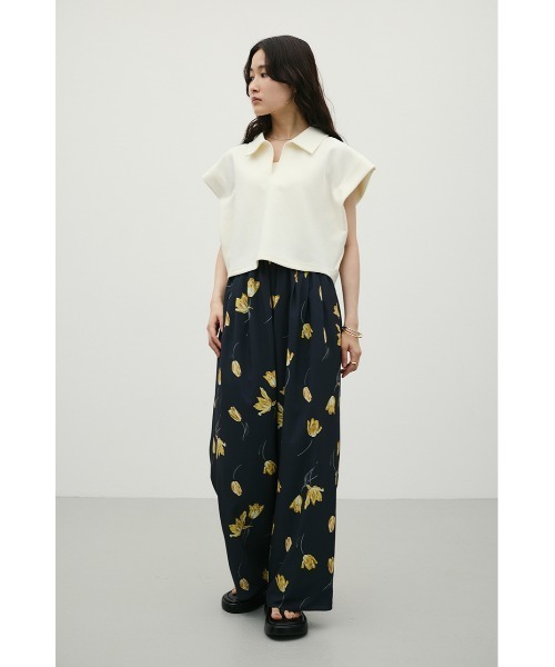 STYLEMIXER（スタイルミキサー）の「スキッパーダンボールカットトップ（Tシャツ/カットソー・レディース・グレー/ホワイト/ブラック・FREE）」の11枚目の写真