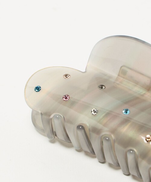 BEAUTY&YOUTH UNITED ARROWS(ビューティーアンドユースユナイテッドアローズ)の「ハート ヘアクリップ(バレッタ/ヘアクリップ・レディース・ピンク/グレー系・FREE)」の3枚目の写真