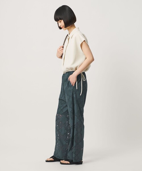 BEAUTY&YOUTH UNITED ARROWS(ビューティーアンドユースユナイテッドアローズ)の「【WEB限定 Wardrobe DAILY MINIMAL】レース イージーパンツ ウォッシャブル(その他パンツ・レディース・ブラック/オフホワイト/ネイビー・S/M)」の20枚目の写真