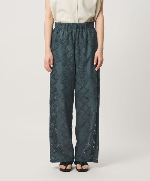 BEAUTY&YOUTH UNITED ARROWS(ビューティーアンドユースユナイテッドアローズ)の「【WEB限定 Wardrobe DAILY MINIMAL】レース イージーパンツ ウォッシャブル(その他パンツ・レディース・ブラック/オフホワイト/ネイビー・S/M)」の21枚目の写真
