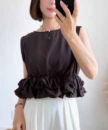 【ZOZO限定】バルーンフリルブラウス
