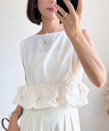 【ZOZO限定】バルーンフリルブラウス