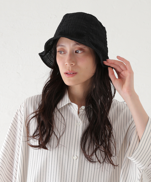 JOURNAL STANDARD(ジャーナルスタンダード)の「【REVIS/レビス】クロシェHAT(ハット・レディース・ブラック/グリーン/ベージュ・FREE)」の10枚目の写真