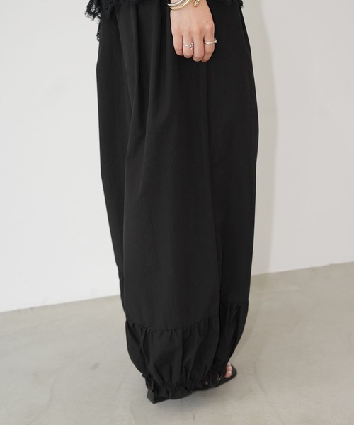 chuclla(チュクラ)の「バルーンギャザーワイドパンツ chw26s345(その他パンツ・レディース・ブラック/ホワイト・L/M)」の19枚目の写真