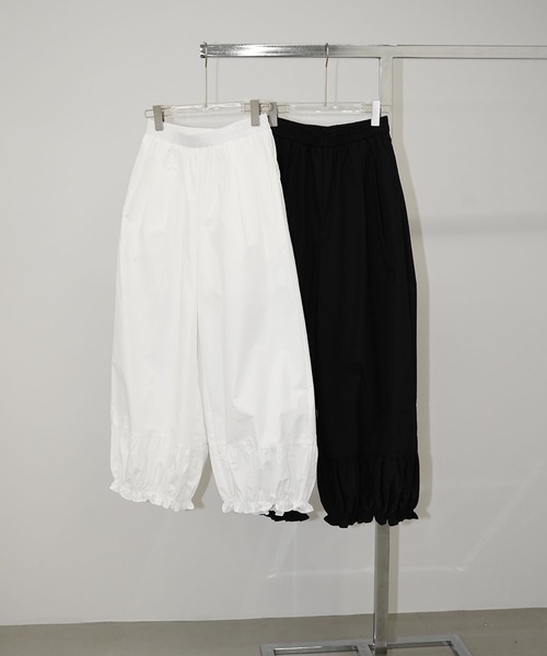 chuclla(チュクラ)の「バルーンギャザーワイドパンツ chw26s345(その他パンツ・レディース・ブラック/ホワイト・L/M)」の20枚目の写真
