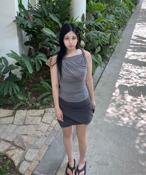 FLAREUP（フレアアップ）の「Braided Asymmetrical Sleeveless (FL-166_White)（Tシャツ/カットソー・レディース・ホワイト・OS）」の10枚目の写真