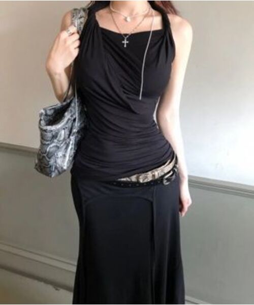FLAREUP（フレアアップ）の「Braided Asymmetrical Sleeveless (FL-166_White)（Tシャツ/カットソー・レディース・ホワイト・OS）」の12枚目の写真