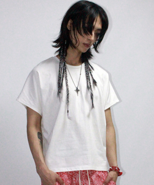 DEMARC(ドゥマーク)の「M Standard Fit Solid French T-Shirt White(Tシャツ/カットソー・メンズ・ホワイト・LARGE/MEDIUM)」の1枚目の写真