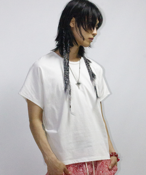 DEMARC(ドゥマーク)の「M Standard Fit Solid French T-Shirt White(Tシャツ/カットソー・メンズ・ホワイト・LARGE/MEDIUM)」の3枚目の写真