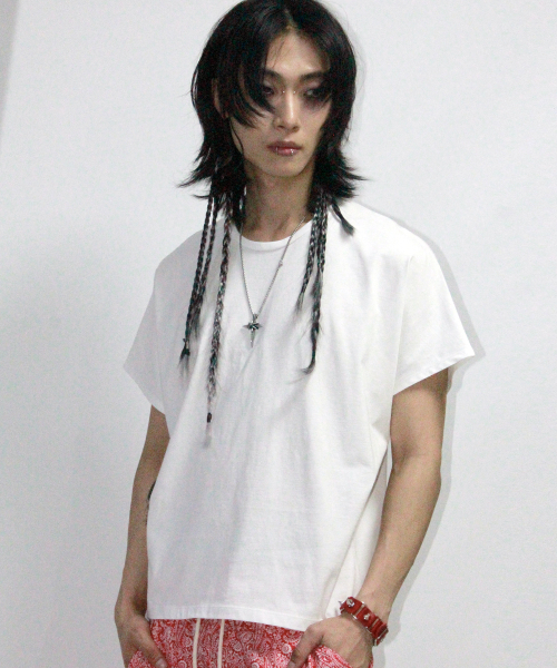 DEMARC(ドゥマーク)の「M Standard Fit Solid French T-Shirt White(Tシャツ/カットソー・メンズ・ホワイト・LARGE/MEDIUM)」の4枚目の写真