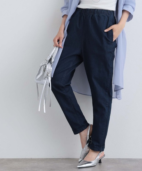 ElegChic（エレグシック）の「ルーズテーパードパンツ（その他パンツ・レディース・カーキ/ネイビー/ブルー/ベージュ/ブラック・M/XL/XXL/L/4L）」の14枚目の写真