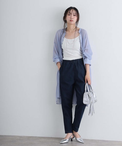 ElegChic（エレグシック）の「ルーズテーパードパンツ（その他パンツ・レディース・カーキ/ネイビー/ブルー/ベージュ/ブラック・M/XL/XXL/L/4L）」の15枚目の写真