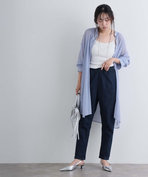 ElegChic（エレグシック）の「ルーズテーパードパンツ（その他パンツ・レディース・カーキ/ネイビー/ブルー/ベージュ/ブラック・M/XL/XXL/L/4L）」の16枚目の写真
