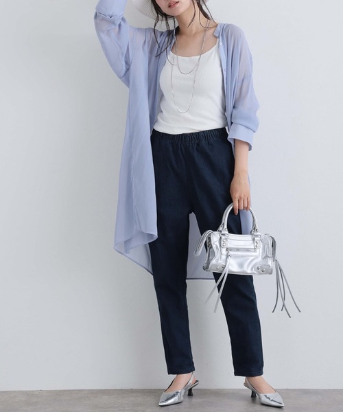 ElegChic（エレグシック）の「ルーズテーパードパンツ（その他パンツ・レディース・カーキ/ネイビー/ブルー/ベージュ/ブラック・M/XL/XXL/L/4L）」の17枚目の写真