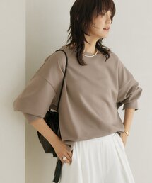 RIVE DROITE | 予約【接触冷感/紫外線防止/防シワ】ダンボールボートネックプルオーバー(Tシャツ/カットソー)