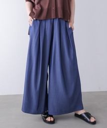 T/Rデニム風ワイドパンツ