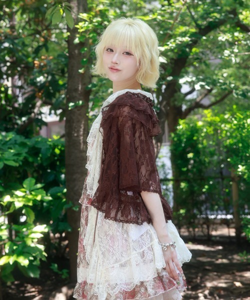 axes femme｜アクシーズファムのカーディガン/ボレロ（レース）通販