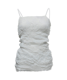 FLAREUP | Organic Wrinkle Sleeveless (FL-179_White)(Tシャツ/カットソー)