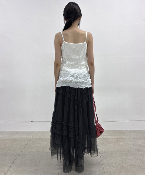 FLAREUP(フレアアップ)の「Organic Wrinkle Sleeveless (FL-179_White)(Tシャツ/カットソー・レディース・ホワイト・OS)」の4枚目の写真