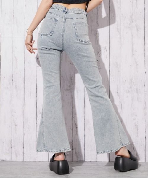 GORGE(ゴージ)の「《美脚パネル切替フレア》デニムパンツ・ジーンズ/Y2K/オールシーズン/全2色(デニムパンツ・レディース・ブルー/サックスブルー・M/S)」の15枚目の写真