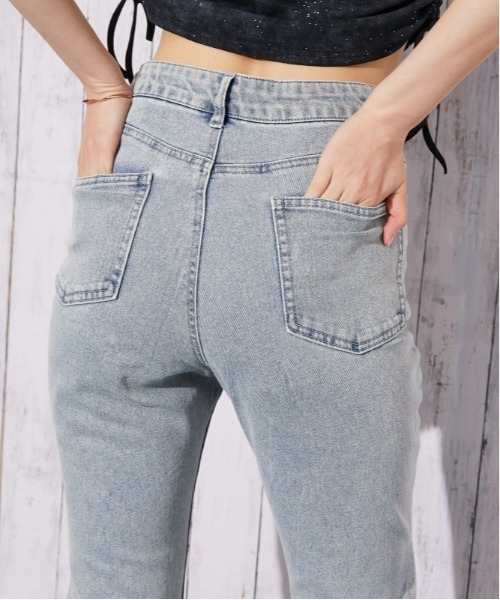 GORGE(ゴージ)の「《美脚パネル切替フレア》デニムパンツ・ジーンズ/Y2K/オールシーズン/全2色(デニムパンツ・レディース・ブルー/サックスブルー・M/S)」の18枚目の写真