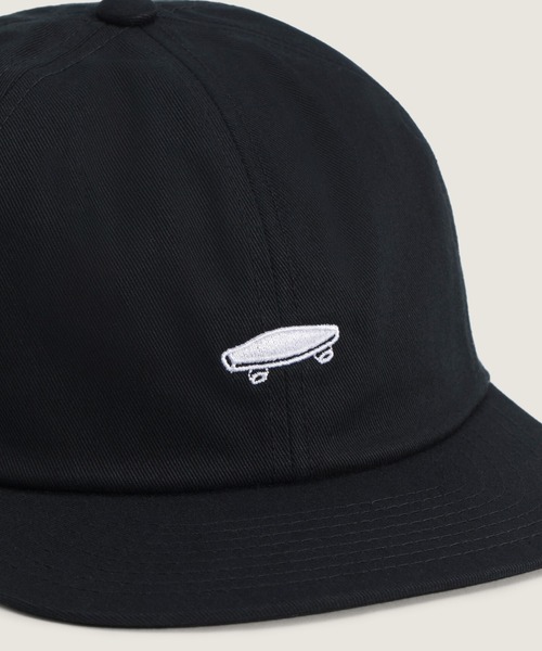 VANS(バンズ)の「SALTON ジョッキーキャップ / Salton Jockey Black VN000X4ZBLK1(キャップ・メンズ・ブラック・ONE SIZE)」の3枚目の写真