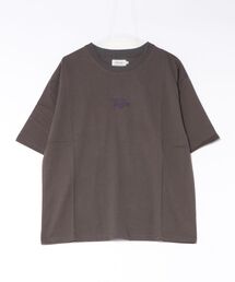 《ATELANE》16/1 OE天竺 刺繍Tee