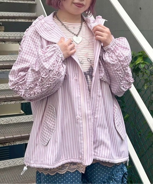 DEVIL STRIPE SHIRT BLOUSON（ブルゾン）｜Candy Stripper（キャンディ