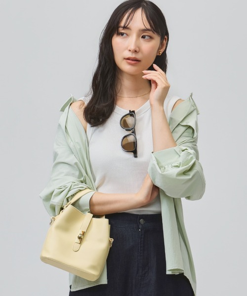 adidas(アディダス)の「アディダス adidas クールフィーリング UVカット 襟付き 長袖シャツ(シャツ/ブラウス・レディース・サックスブルー/クリーム/グリーン・XL/S)」の4枚目の写真