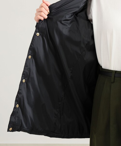 Demi-Luxe BEAMS(デミルクス ビームス)の「Traditional Weatherwear / ARKLEY LONG DOWN ジャケット(ダウンジャケット/コート・レディース・ブラック/ベージュ・36/34)」の16枚目の写真