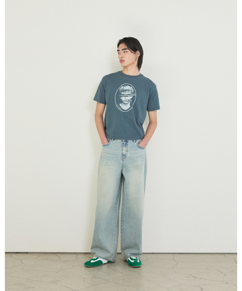 THEENDQUESTION(ジエンドクエスチョン)の「Vintage washed jeans / LIGHT BLUE(デニムパンツ・レディース・その他・1/2/3)」の3枚目の写真