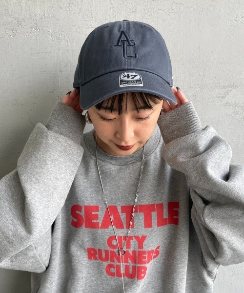 AMERICANA（アメリカーナ）の「[Americana/アメリカーナ] AC 47クリーンナップロゴ刺繍キャップ（キャップ・レディース・ブラック/ネイビー/チャコールグレー・ONE SIZE）」の20枚目の写真