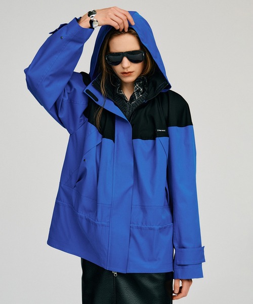 PRANK PROJECT(プランクプロジェクト)の「【2026Autumn Pre-Order】ストラクチャードマウンテンジャケット / Structured Mountain Jacket(マウンテンパーカー・レディース・ネイビー/ブラック/ブルー・FREE)」の12枚目の写真