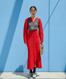 ACCORDION KNIT OP