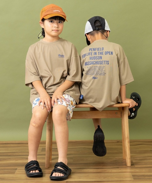 and D. petit main（アンドディープティマイン）の「【Dセレクト】ナイロンメッシュCAP（キャップ・キッズ・ブラック/レンガ・F）」の4枚目の写真